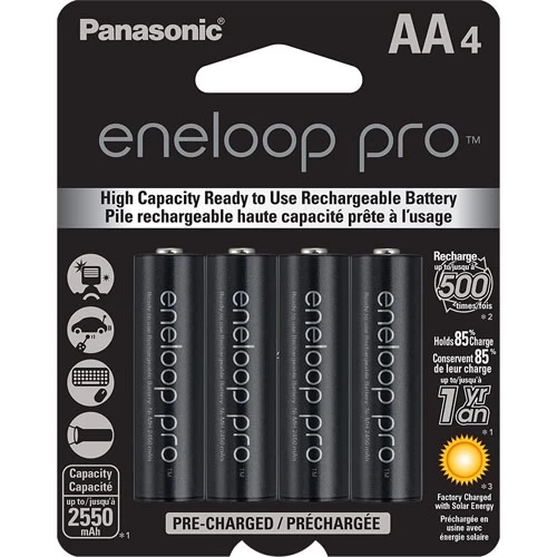 Panasonic Eneloop Pro AA Batteries | Authorized Distributor 1 Panasonic Eneloop Pro AA Batteries | Authorized Distributor