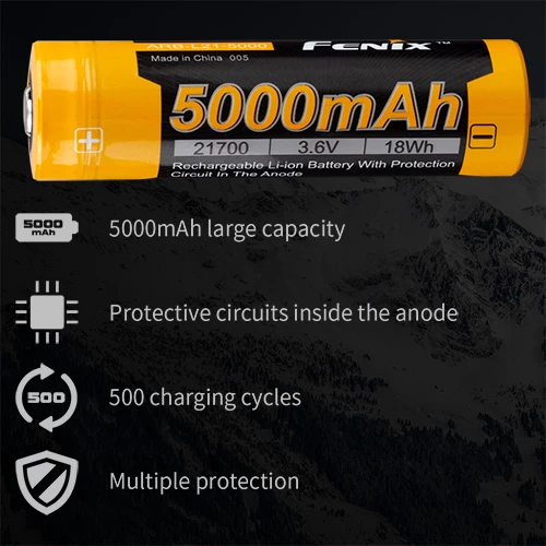 Fenix 21700 Battery ARB-L21-5000U | Fenix Distributor 6 Fenix 21700 Battery ARB-L21-5000U | Fenix Distributor - Image 6