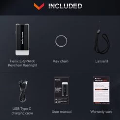Fenix E-SPARK Rechargeable Keychain Flashlight | Authorized Distributor -Illuminate Futures Fenix E SPARK Rechargeable Keychain Flashlight 4 600x600 1