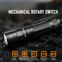 Fenix PD40R V2.0 Rechargeable Flashlight | 3000 Lumens -Illuminate Futures Fenix PD40R V2 Rechargeable Flashlight 5