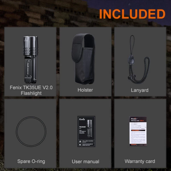 Fenix TK35UE V2.0 High Performance Flashlight | Authorized Distributor 4 Fenix TK35UE V2.0 High Performance Flashlight | Authorized Distributor - Image 4