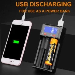 Fenix Two Bay Smart Battery Charger, ARE-D2 | Fenix Distributor -Illuminate Futures Fenix Two Bay Smart Battery Charger 2