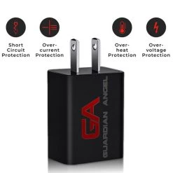 Guardian Angel ACC-ACA-C Charging Adapter With USB-C Cable -Illuminate Futures Guardian Angel ELT AC C Charging Adapter 1 600x600 1