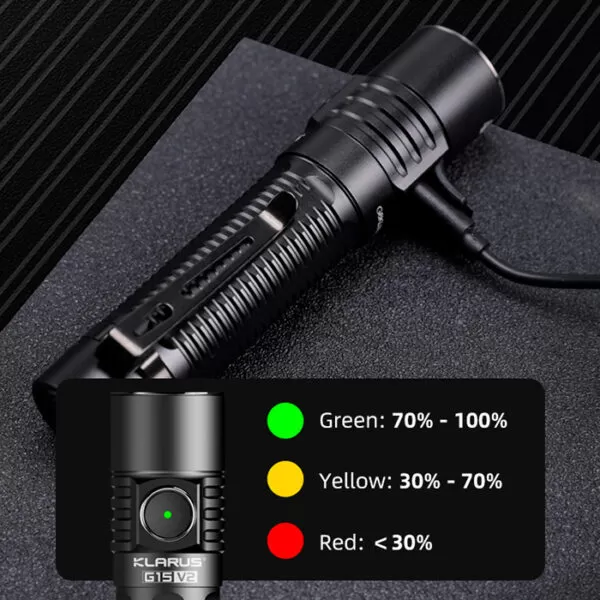 Klarus G15 V2.0 Compact Rechargeable Flashlight | Authorized Distributor 6 Klarus G15 V2.0 Compact Rechargeable Flashlight | Authorized Distributor - Image 6