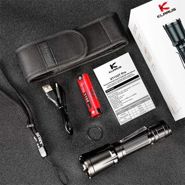 Klarus XT11GT PRO V2 USB-C Rechargeable Flashlight | 3300 Lumens 2 Klarus XT11GT PRO V2 USB-C Rechargeable Flashlight | 3300 Lumens - Image 2