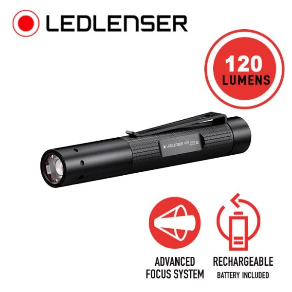 LEDLenser P2R Core Rechargeable Penlight | Adjustable Focus 1 LEDLenser P2R Core Rechargeable Penlight | Adjustable Focus