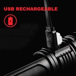 NEBO Redline X Rechargeable Flashlight | 1800 Lumens -Illuminate Futures NEBO Redline X Rechargeable Flashlight 4
