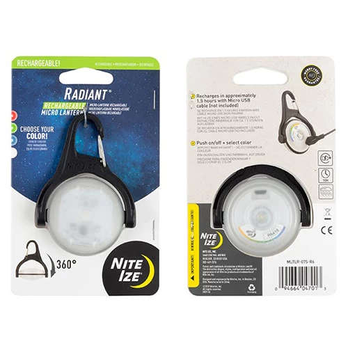 Nite Ize Radiant Rechargeable Micro Lantern | Distributor 2 Nite Ize Radiant Rechargeable Micro Lantern | Distributor - Image 2