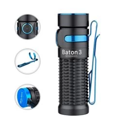 Olight Baton 3 EDC Flashlight | 1,200 Lumens -Illuminate Futures Olight Baton 3 EDC Flashlight 1 600x600 1