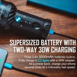 Olight Marauder 2 High Performance Flashlight | 14,000 Lumens -Illuminate Futures Olight Marauder 2 High Performance Flashlight 5 600x600 1