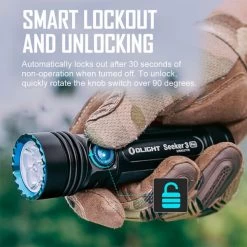 Olight Seeker 3 Pro Rechargeable Flashlight | 4,200 Lumens -Illuminate Futures Olight Seeker 3 Pro Rechargeable Flashlight 9 600x600 1