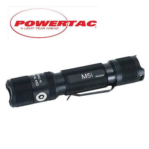Powertac M5 Rechargeable Flashlight | 1300 Lumens 1 Powertac M5 Rechargeable Flashlight | 1300 Lumens