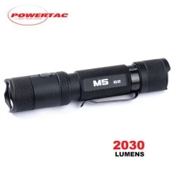 Powertac M5 G2 Rechargeable Flashlight | 2,030 Lumens