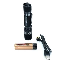 Powertac M5 Rechargeable Flashlight | 1300 Lumens 8 Powertac M5 Rechargeable Flashlight | 1300 Lumens -Illuminate Futures Powertac M5 Rechargeable Flashlight 9