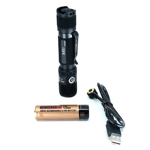 Powertac M5 Rechargeable Flashlight | 1300 Lumens 3 Powertac M5 Rechargeable Flashlight | 1300 Lumens - Image 3