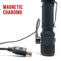 Powertac M6 Rechargeable Flashlight With Magnetic Base | 1300 Lumens -Illuminate Futures Powertac M6 Rechargeable Flashlight with Magnetic Base 5