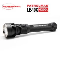 Illuminate Futures 10 Powertac Patrolman LE-10X® Search Flashlight | 4200 Lumens