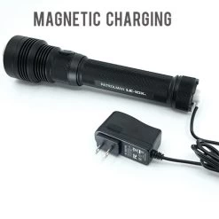 Powertac Patrolman LE-10X® Search Flashlight | 4200 Lumens -Illuminate Futures Powertac Patrolman LE10X Search Flashlight 4