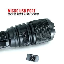 Powertac Warrior G4FL Flood Beam Tactical Flashlight | 3500 Lumens -Illuminate Futures Powertac Warrior G4FL Flood Beam Tactical Flashlight 8