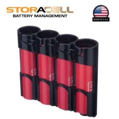 Storacell Slim Line Battery Caddy 18650 | Made In The USA