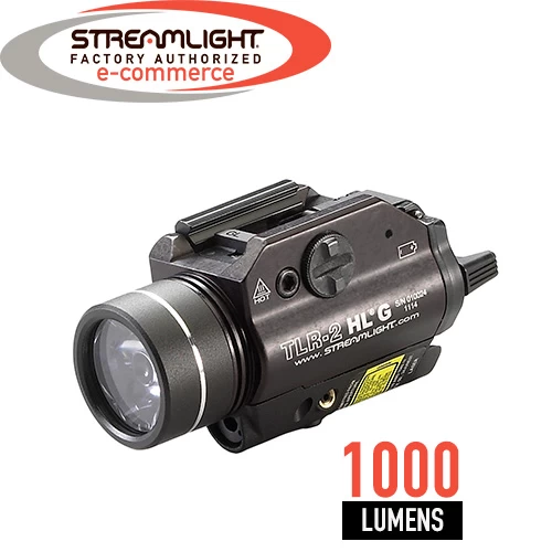 Streamlight TLR-2 HL G Tactical Light With Green Laser | 1,000 Lumens 1 Streamlight TLR-2 HL G Tactical Light With Green Laser | 1,000 Lumens