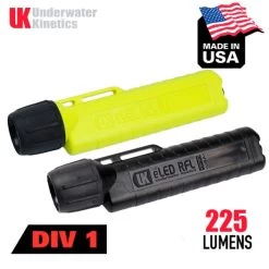 Underwater Kinetics 4AA ELED RFL Flashlight | Intrinsically Safe | 14601, 14602